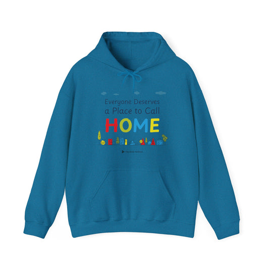 Everyone Deserves a Place to Call Home Unisex Heavy Blend™ Hooded Sweatshirt