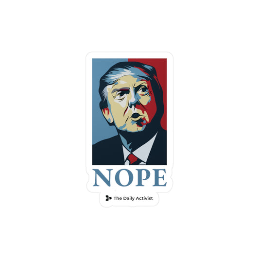 NOPE Kiss-Cut Vinyl Decals