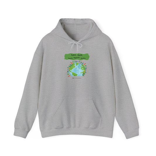 Reduce, Reuse, Recycle, Replenish, Restore Unisex Heavy Blend™ Hooded Sweatshirt